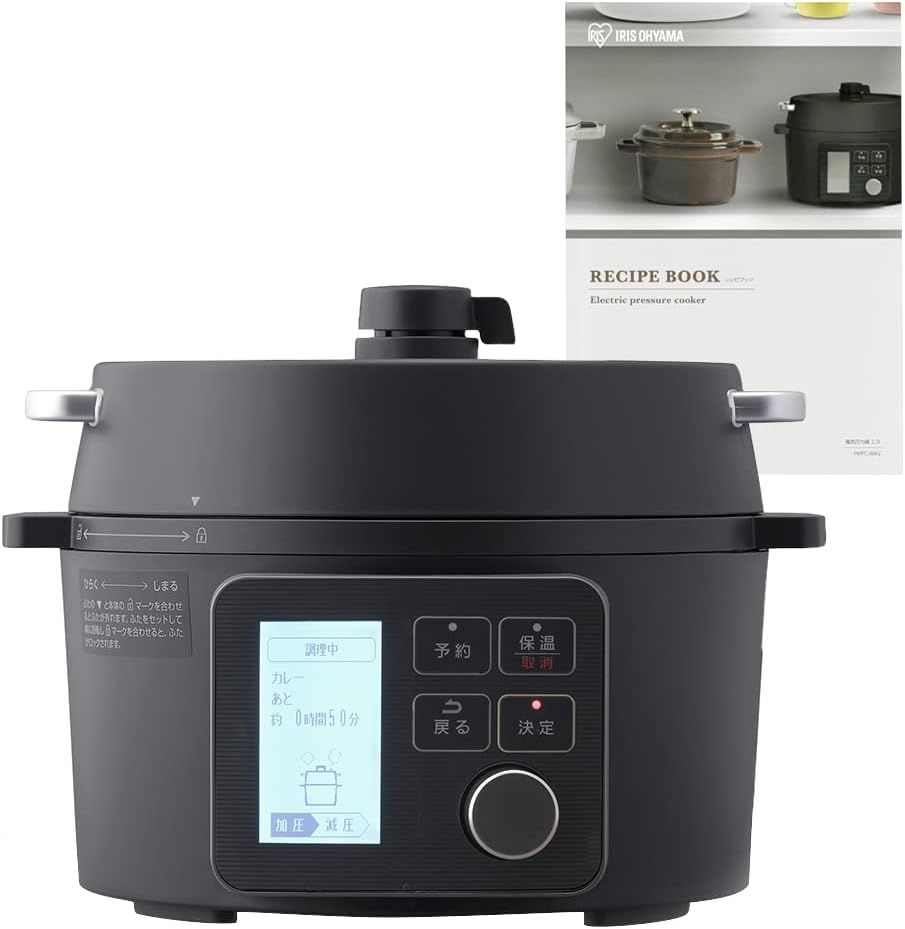 電気圧力鍋 2.2L ブラック KPC-MA2-B アイリスオーヤマ アイリス